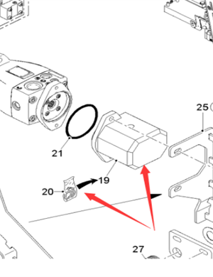  Pavement Milling Machine Hydraulic Pump Part Number 158474