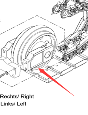  Pavement Milling Machine Guide Wheel Assembly Part No. 2227105