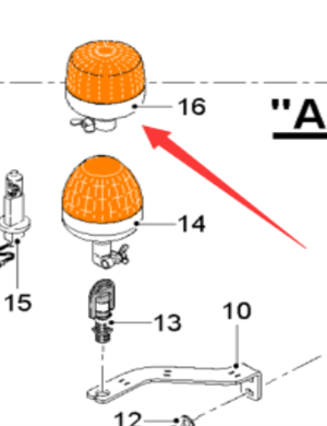  Pavement Milling Machine Rotary Warning Light Part No. 2336319