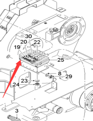  Pavement Milling Machine Power Fuse 32V Part Number 2107349