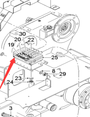  Pavement Milling Machine Power Supply Fuse 32V Part Number 2144671