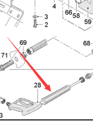  Pavement Milling Machine High Pressure Water Gun Part No. 163100