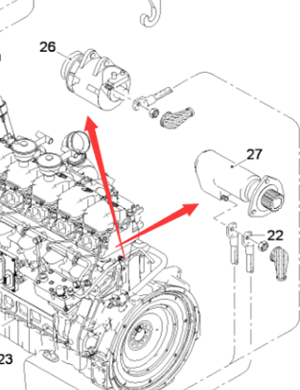  Pavement  Alternator 28V DC Part Number 181864