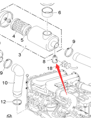  Pavement Milling Machine Air Filter Assembly Part No. 38238