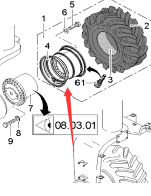  Pavement Milling Machine Hub Part Number 148511