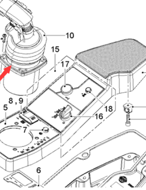  Pavement Milling Machine Travel Handle Part No. 2509295