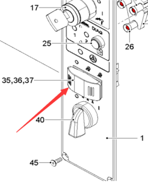  Pavement Milling Machine Flip Switch Part Number 2217261