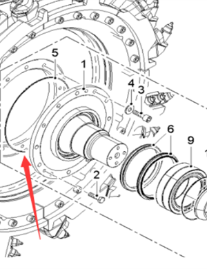  Pavement Milling Machine O-ring Seal Part Number 27191