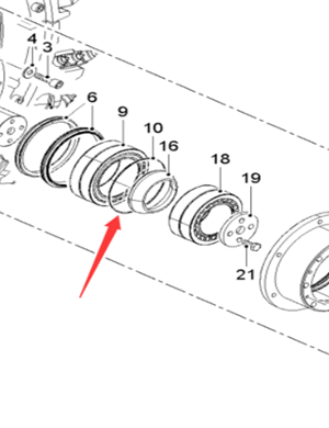  Pavement Milling Machine O-ring Seal Part Number 115254