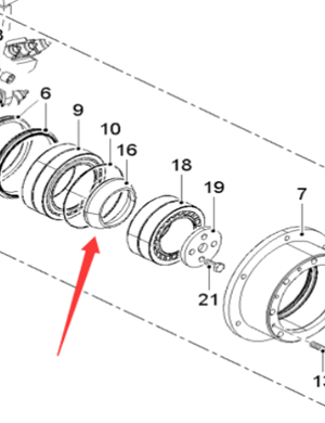  Pavement Milling Machine Spacer Ring Part Number 174224