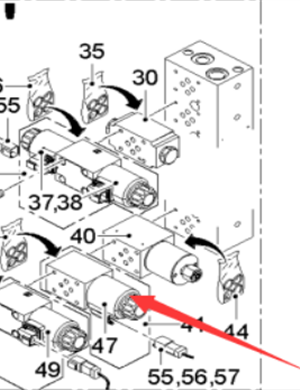  Pavement Milling Machine Solenoid 24V Part Number 2333816