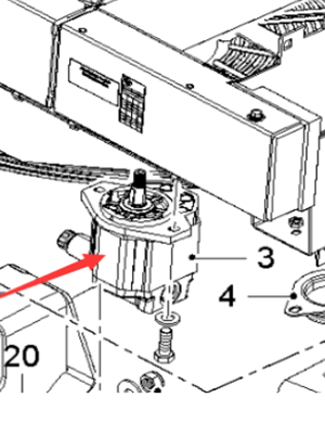  Road Milling Machine Fan Motor Part Number 2284671