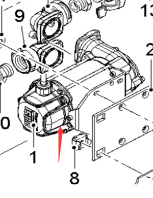  road milling machine fuel pump part number 2183972