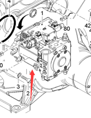  Road Milling Machine HG1 Hydraulic Pump Part Number 2282503