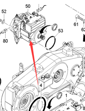  Road Milling Machine HG6 Hydraulic Pump Part Number 2166172