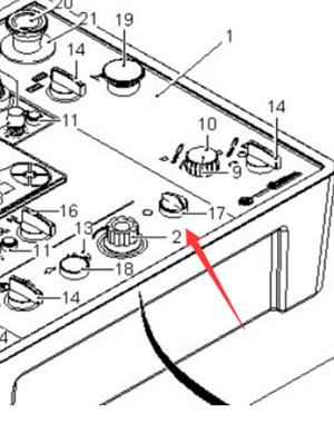  road milling machine front component part number 144251