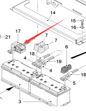  Road Milling Machine Power Fuse 32V Part Number 2110335