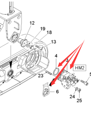  road milling machine walking motor part number 191131