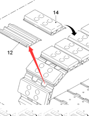  Road Milling Machine Metal Track Shoe Part Number 10874