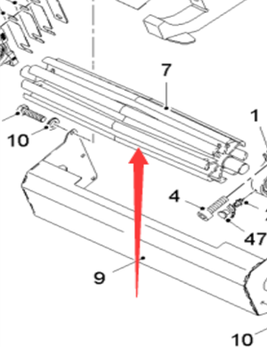  Road Milling Machine Return Roll Part Number 43984