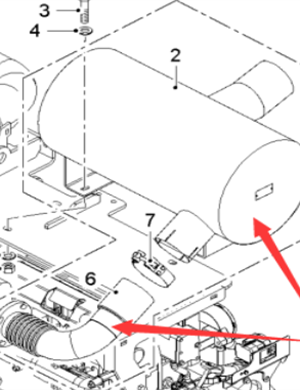  road milling machine silencer part number 2146518