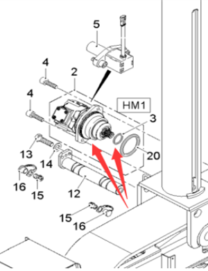  Road Milling Machine HG4 Hydraulic Pump Part Number 2223705