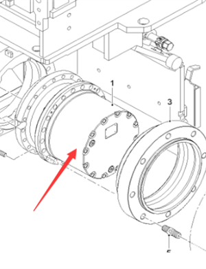  road milling machine milling drum reducer part number 2320350