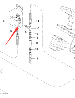  road milling machine steering solenoid valve part number 2477551