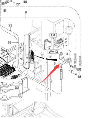  road milling machine tailgate floating directional valve part number 161534