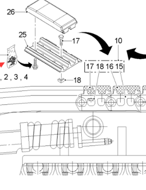  Road Surface Milling Machine Screw Set Part Number 2103002