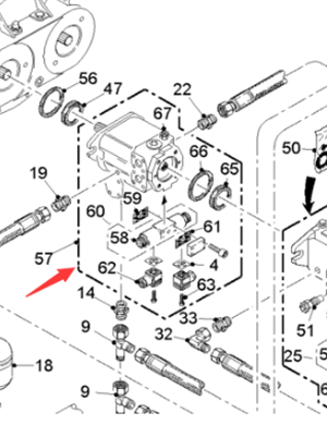  road milling machine front hydraulic pump part number 143331