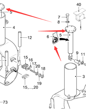  road milling machine leg lifting cylinder part number 173477