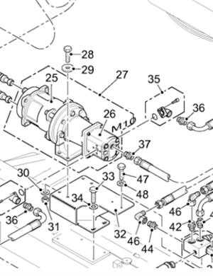  road milling machine air conditioning gear motor part number  4115