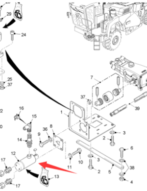  pavement milling machine foam asphalt pump motor part number 147008