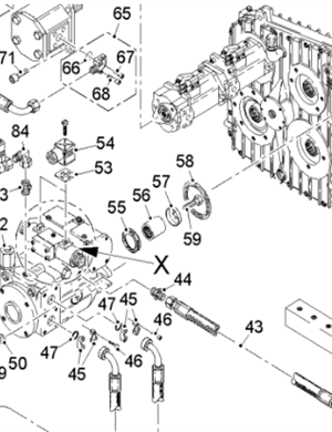  Road Milling Machine Motor Drive Pump Part Number 167486