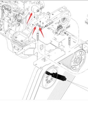  road milling machine belt tension accumulator part number 2477833