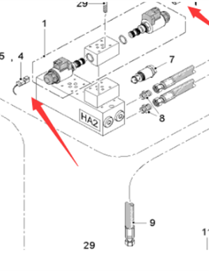  road milling machine solenoid valve plug part number 117269