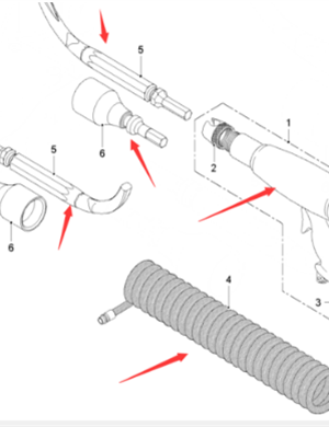  road milling machine pneumatic unloading tool part number 2146052