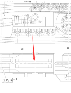  road milling machine chain wear-resistant sliding plate part number 138451