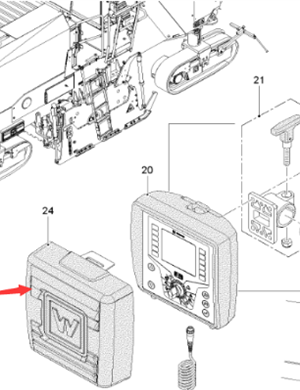  Road Milling Machine Computer Cover One Part Number 2295861