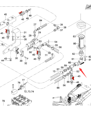  Pavement Milling Machine Ball Valve Part Number 2129622