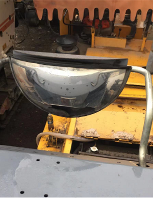  road milling machine reverse rearview mirror part number 176990