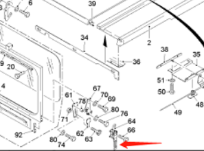  road milling machine cab buckle part number 74218