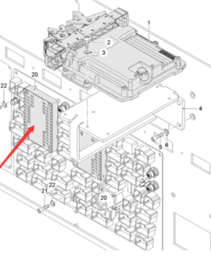  Road Milling Machine Circuit Board Part Number 2261569