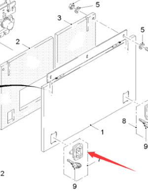  road milling machine side cover lock part number 34868