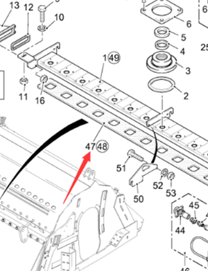  road milling machine seal FB2438 part number 166380