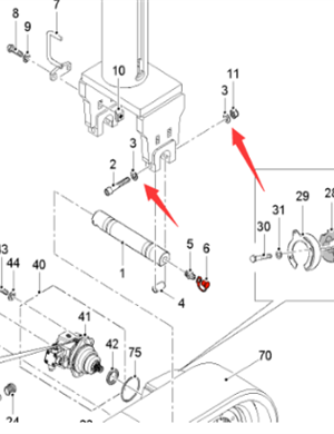  road milling machine anti loosening gasket part number 5158