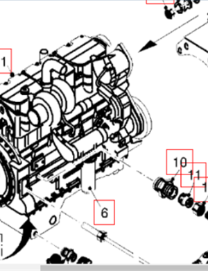  road milling machine oil pressure switch part number 9564