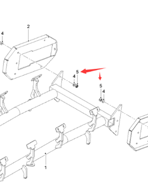  road milling machine anti loosening gasket part number 5131