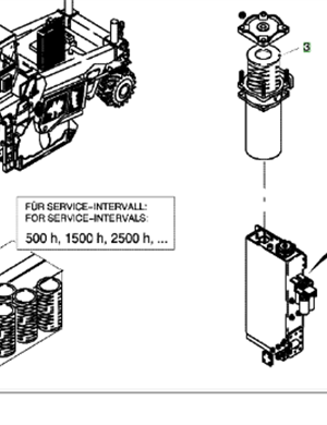  Road Milling Machine Fluid Filter Maintenance Package Part Number 107658